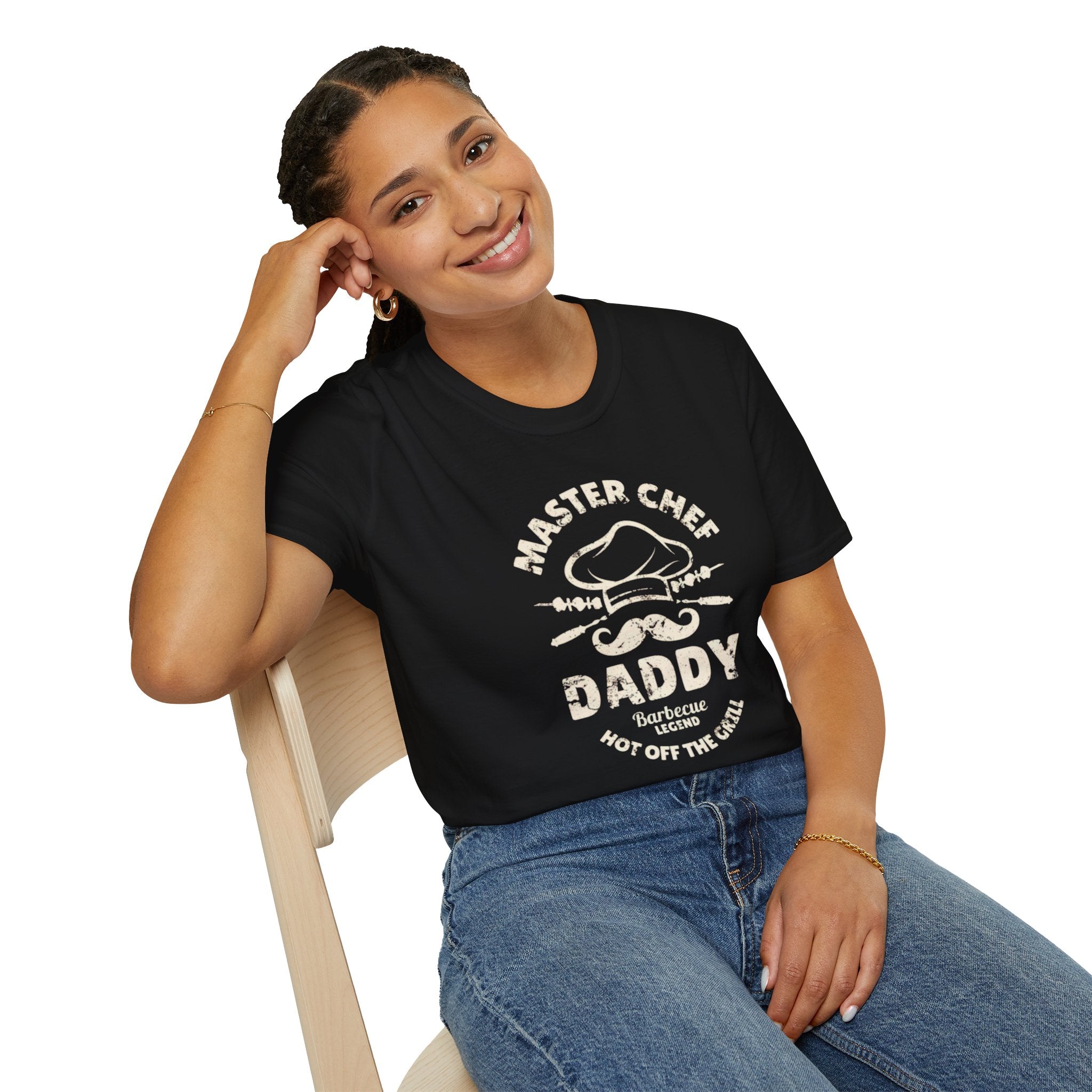 Master Chef Daddy T-Shirt — Vintage Grill & BBQ Cooking Shirt