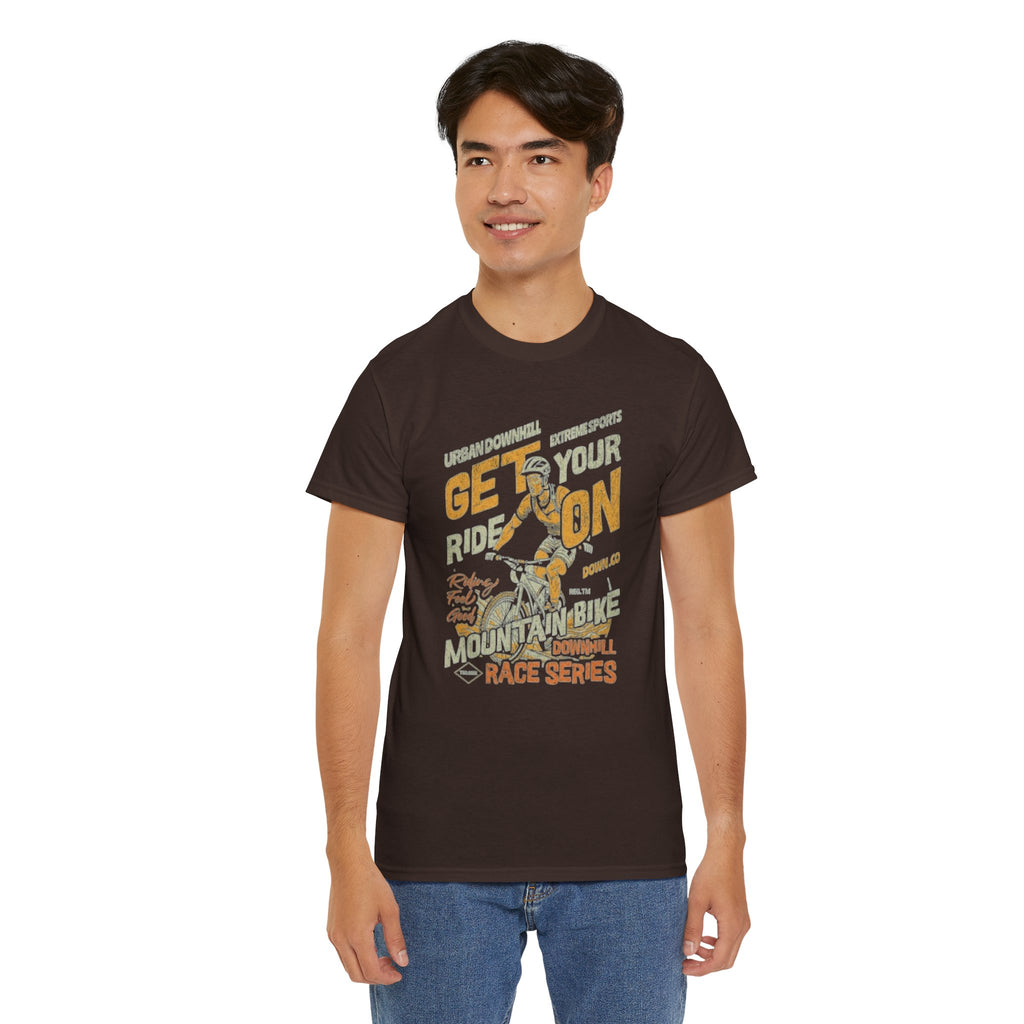 Get Your Ride On Mountain Bike Tee — Vintage MTB Race Series T‑Shirt