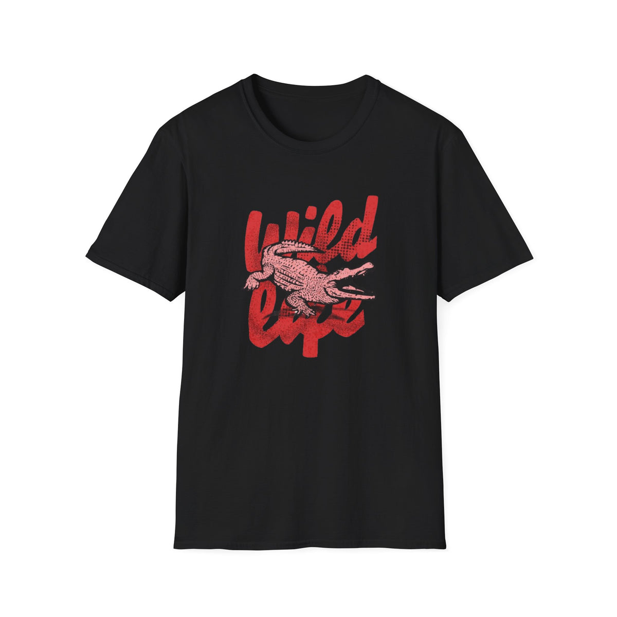 Wild Life Crocodile Graphic Unisex T-Shirt