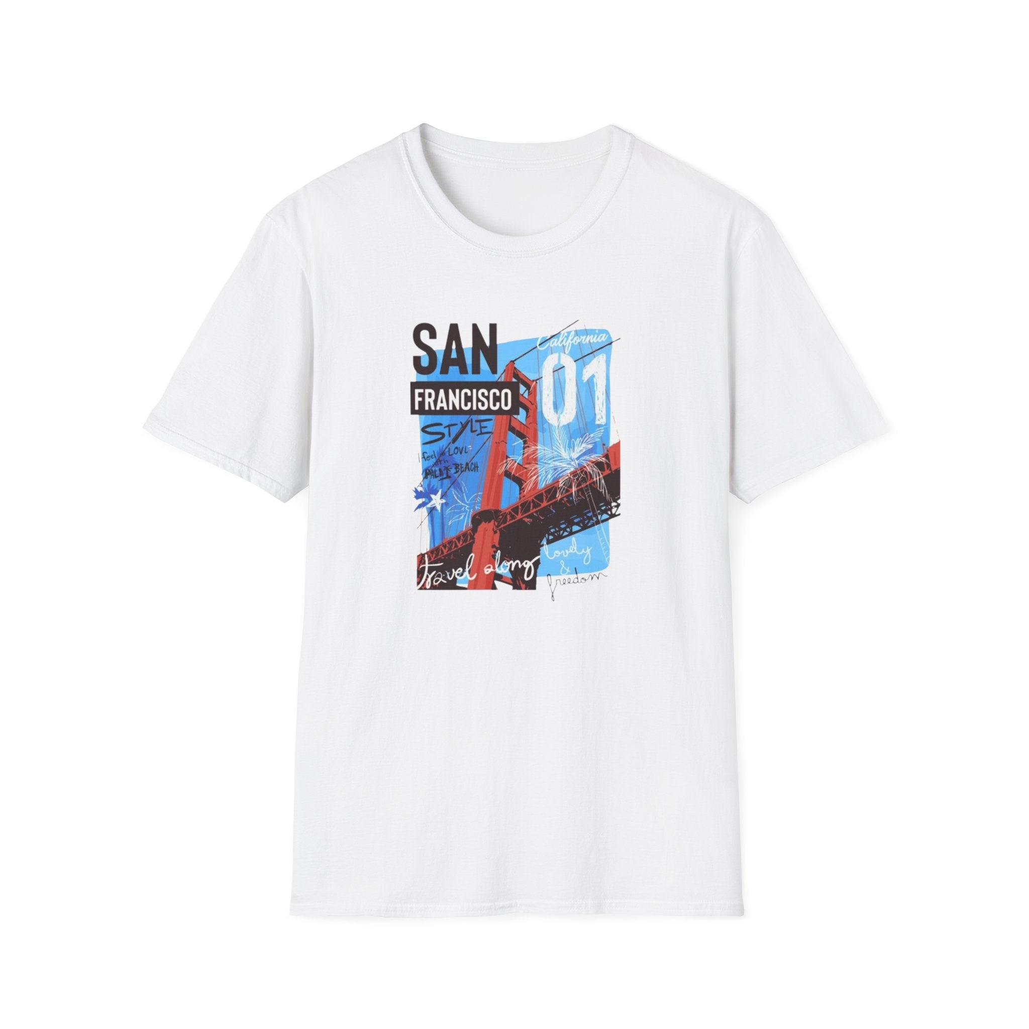 San Francisco Graphic T-Shirt — Golden Gate 01 Vintage City Tee