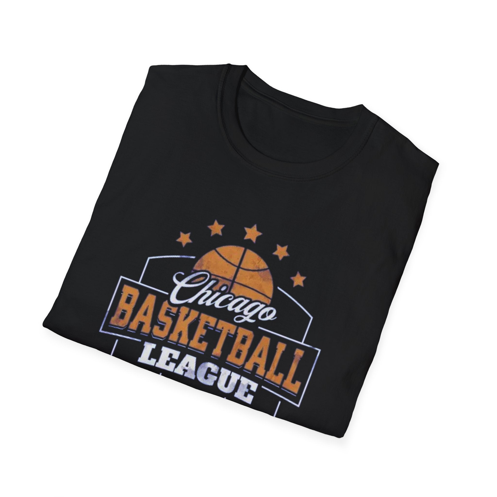 Chicago Basketball League T-Shirt — Vintage Hoop Fan Tee