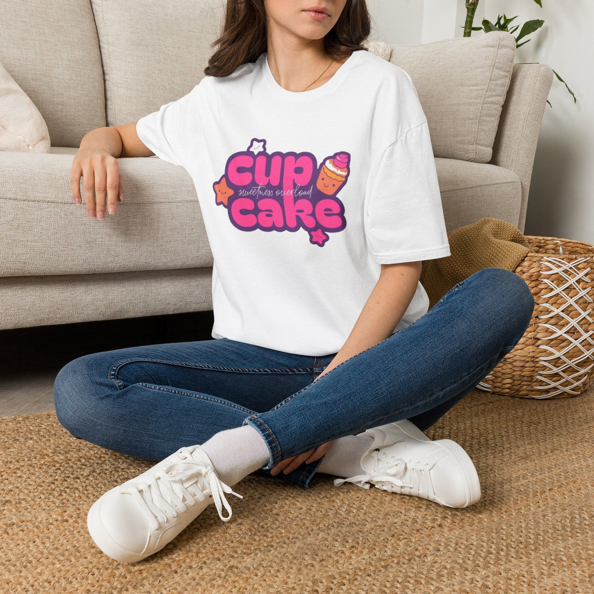 Cupcake Graphic T‑Shirt — Cute Sweetness Overload Design