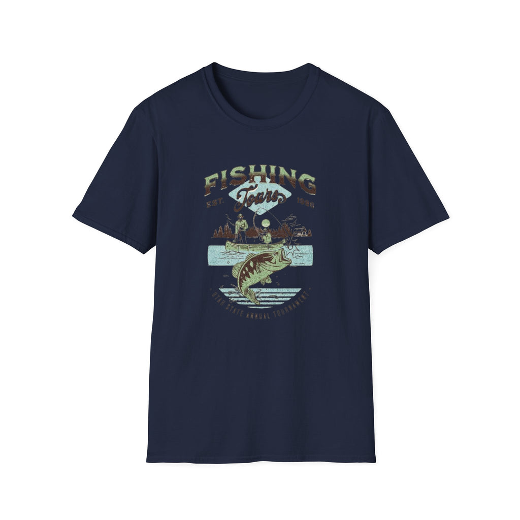 Fishing Tours T-Shirt — Vintage Lake Angler Graphic Tee