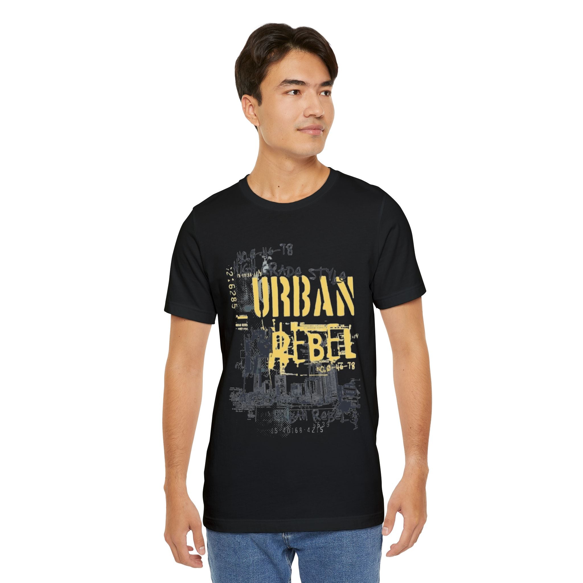 Urban Rebel Graphic Tee — Distressed Streetwear Style T-Shirt
