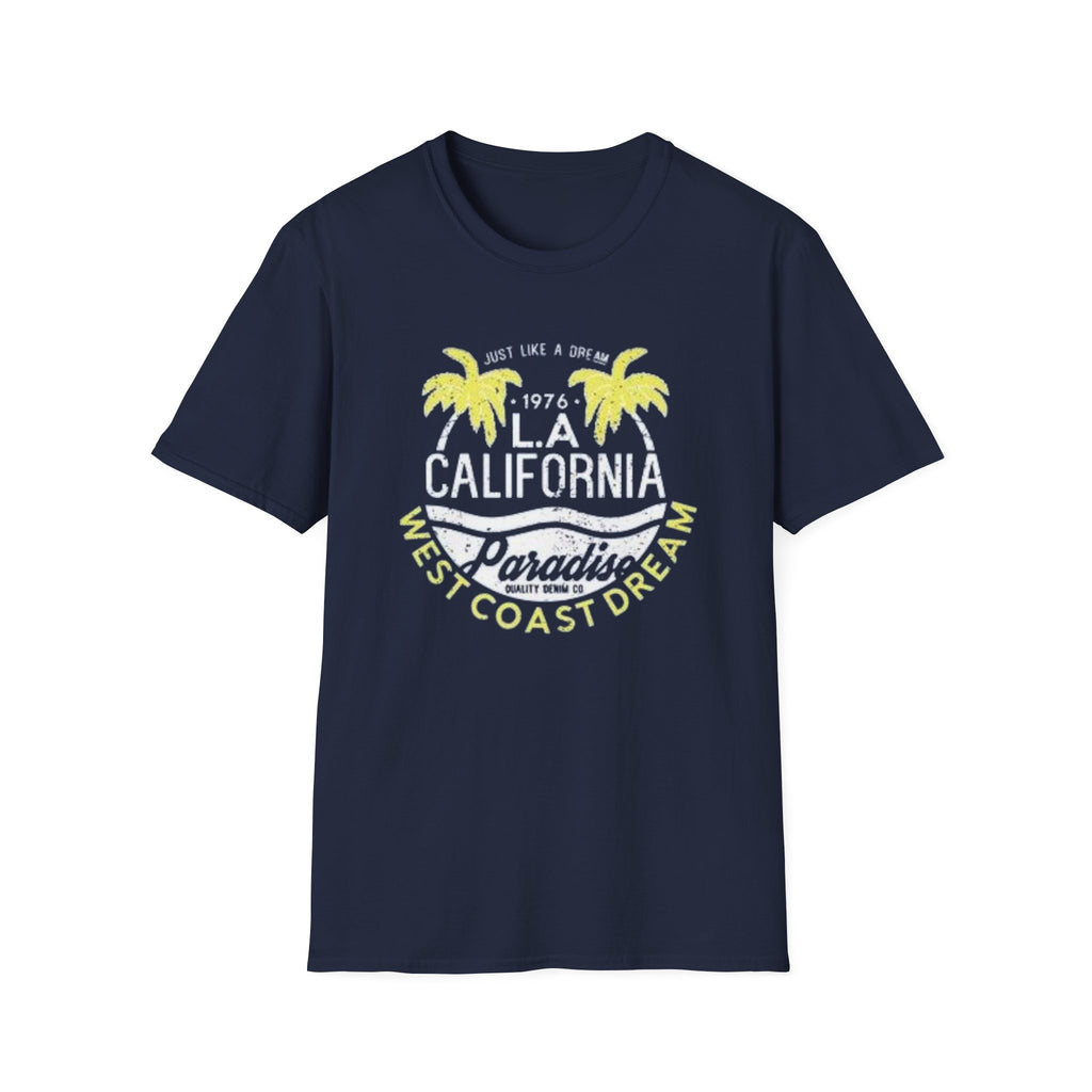 LA California Paradise T-Shirt — West Coast Dream Palm Beach Tee