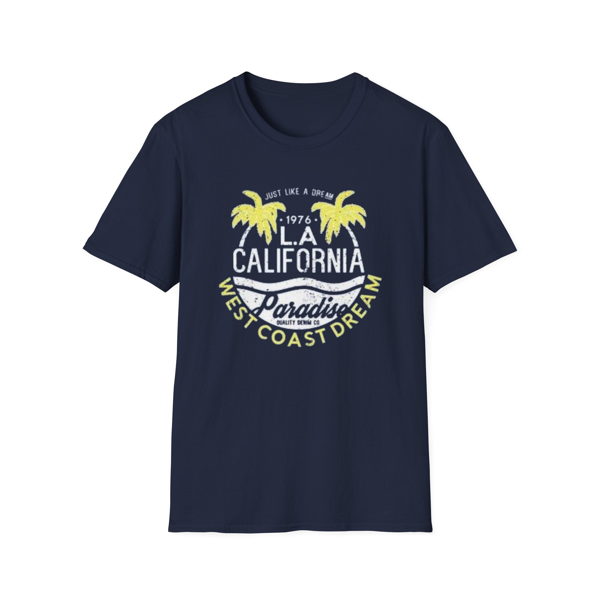 LA California Paradise T-Shirt — West Coast Dream Palm Beach Tee