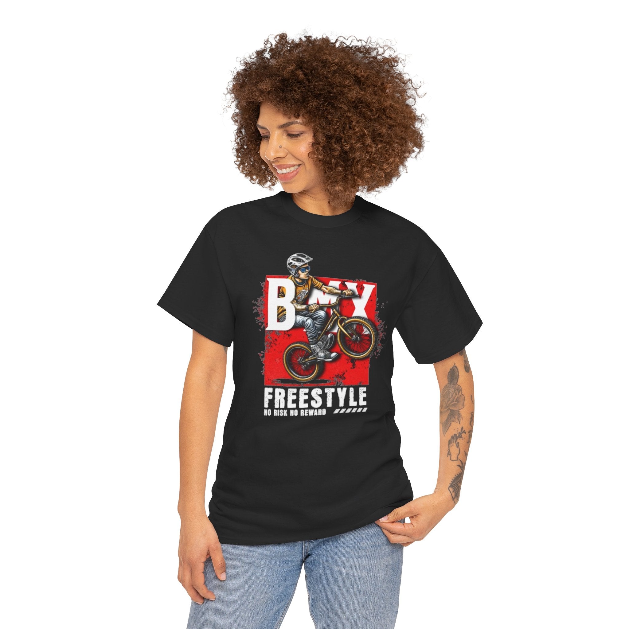 BMX Freestyle T-Shirt — Motocross Rider Graphic Tee