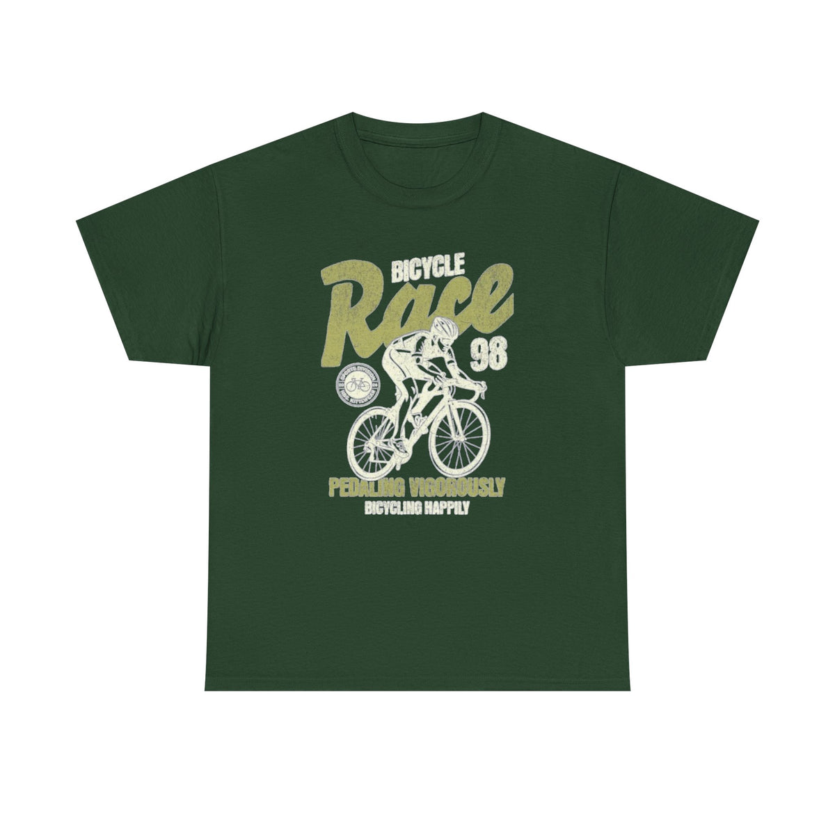 Bicycle Race 98 Vintage Cycling Tee — Retro Bike Rider Graphic T‑Shirt