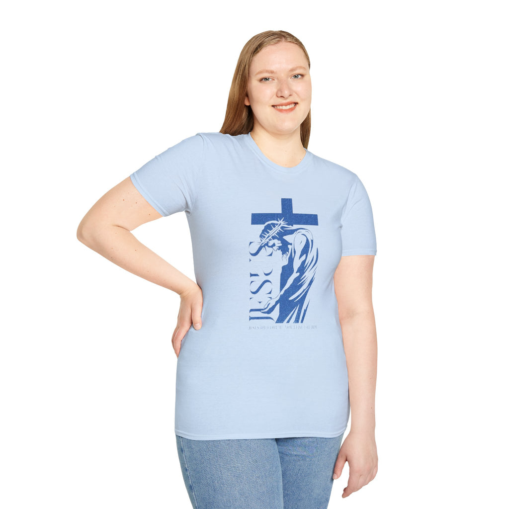 Christian Jesus Cross T-Shirt — Crown of Thorns Faith Tee