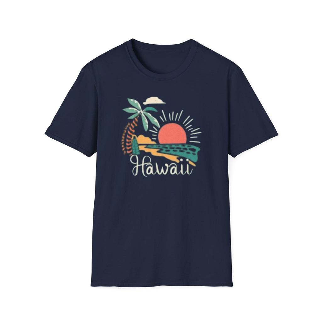 Hawaii Sunset Palm T-Shirt