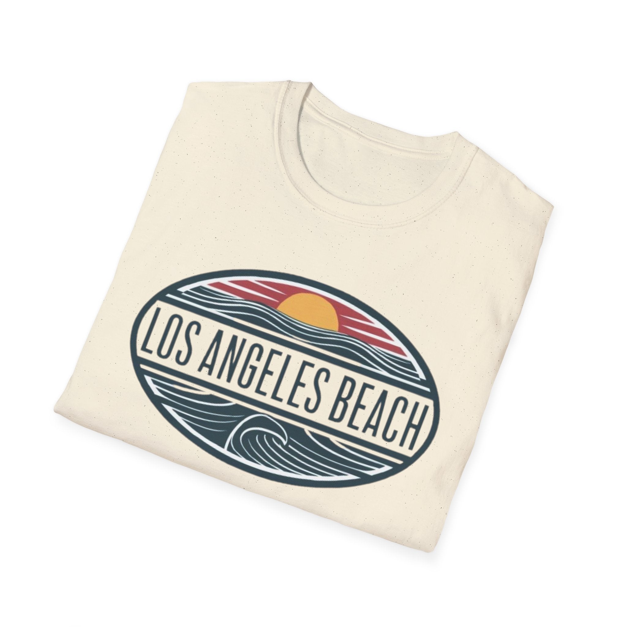 Los Angeles Beach T-Shirt — Retro Sunset Surf Graphic Tee