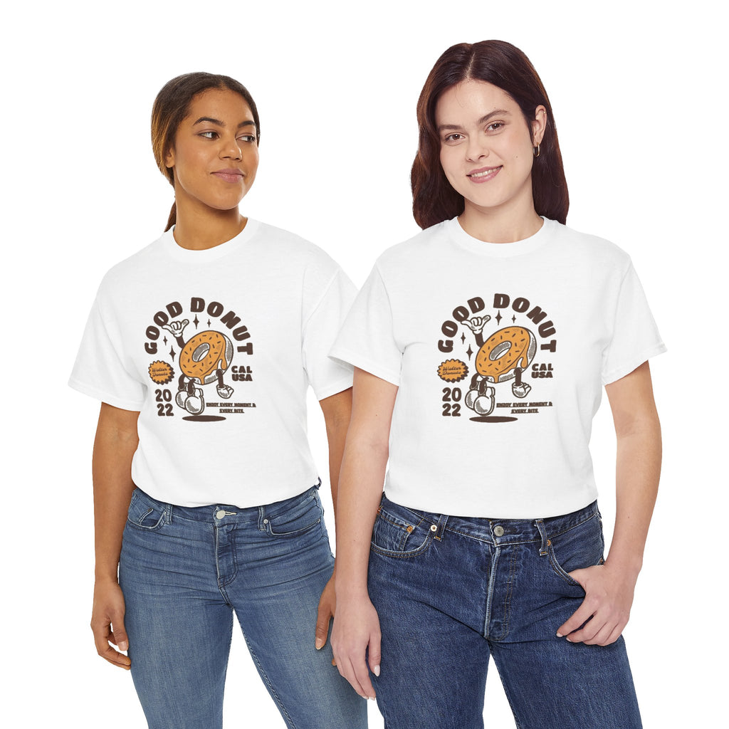 Donut Shop Tee — "Good Donut" Retro Cartoon Shirt