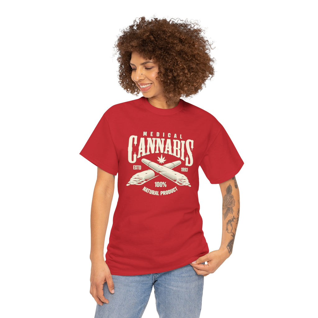 Medical Cannabis T-Shirt — 100% Natural Product Vintage Herb Tee