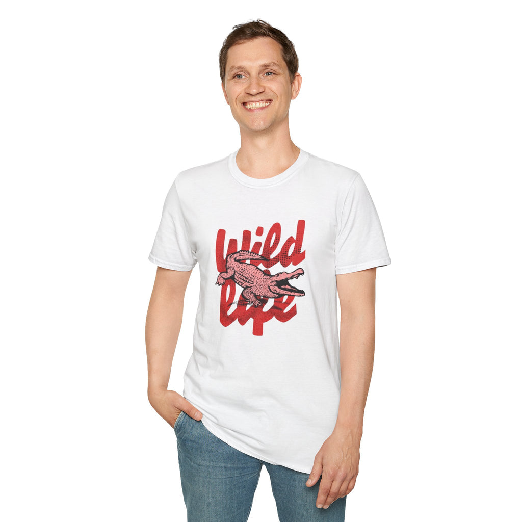 Wild Life Crocodile Graphic Unisex T-Shirt