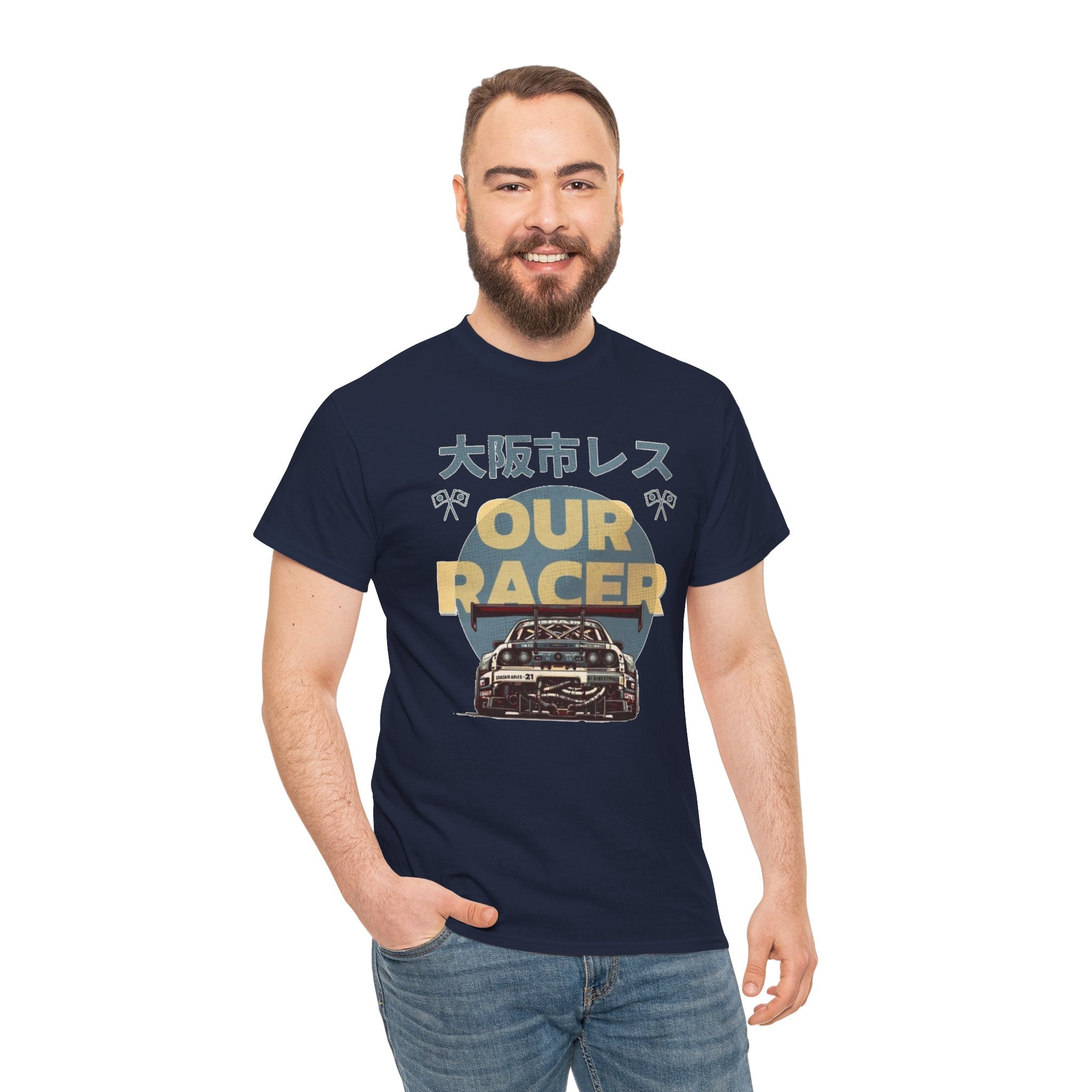 Racer Tee — Our Racer Japanese Racing Car Graphic Shirt