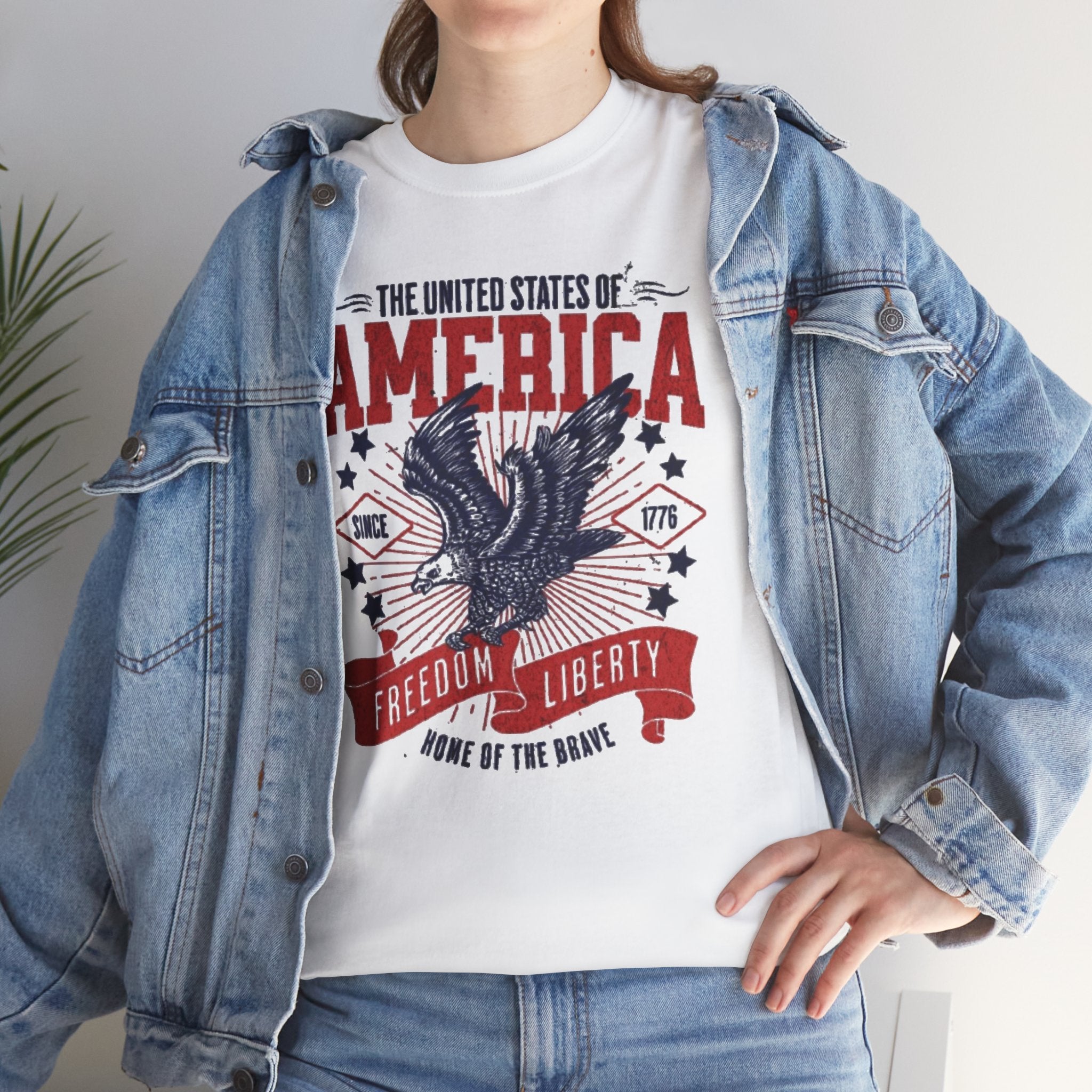 America Eagle T-Shirt — Freedom & Liberty Patriotic Tee