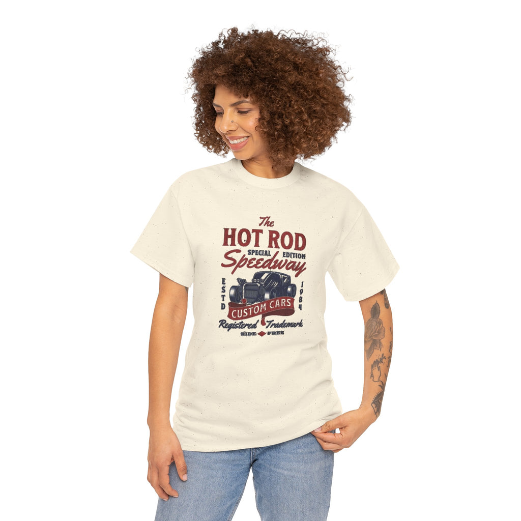 Hot Rod Speedway T-Shirt — Vintage Custom Cars Tee