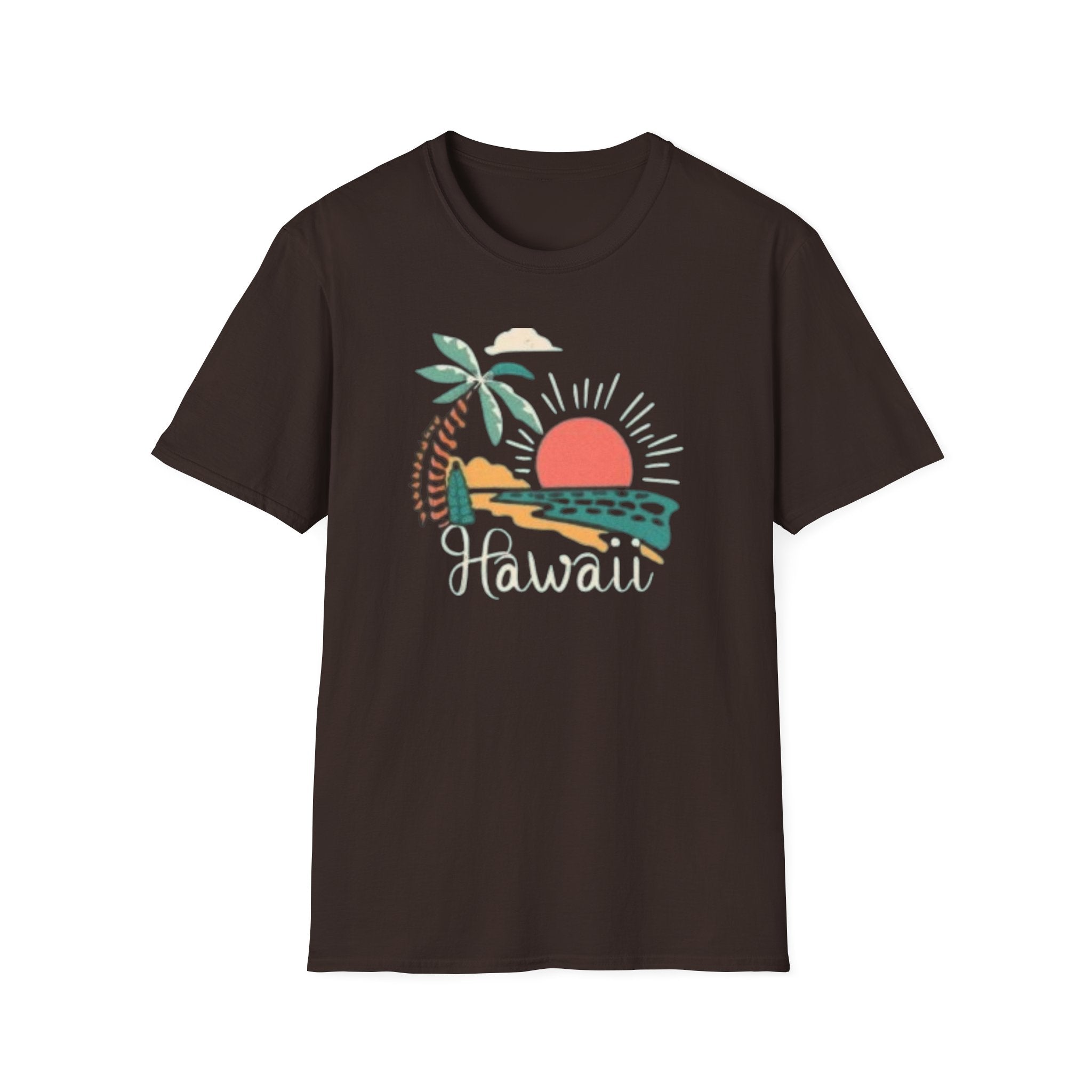 Hawaii Sunset Palm T-Shirt