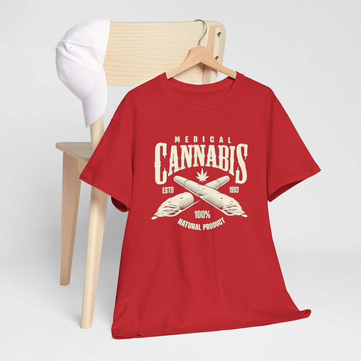 Medical Cannabis T-Shirt — 100% Natural Product Vintage Herb Tee