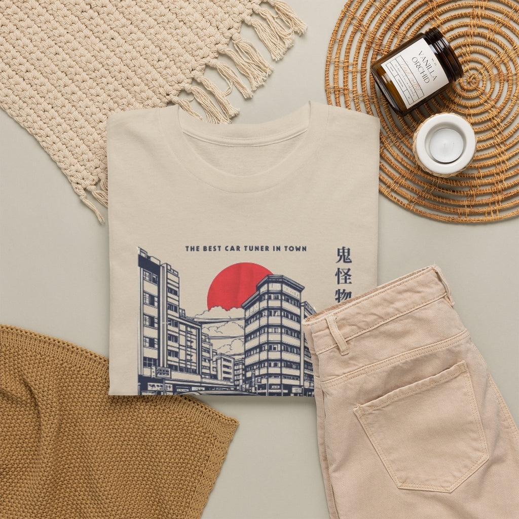 JDM Skyline Car Tee — "demonsta" Japanese Street Racing Graphic Shirt