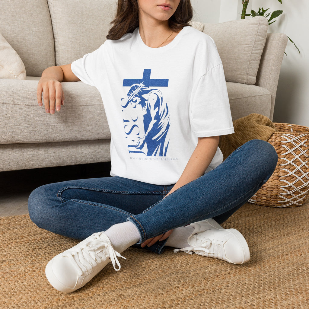 Christian Jesus Cross T-Shirt — Crown of Thorns Faith Tee
