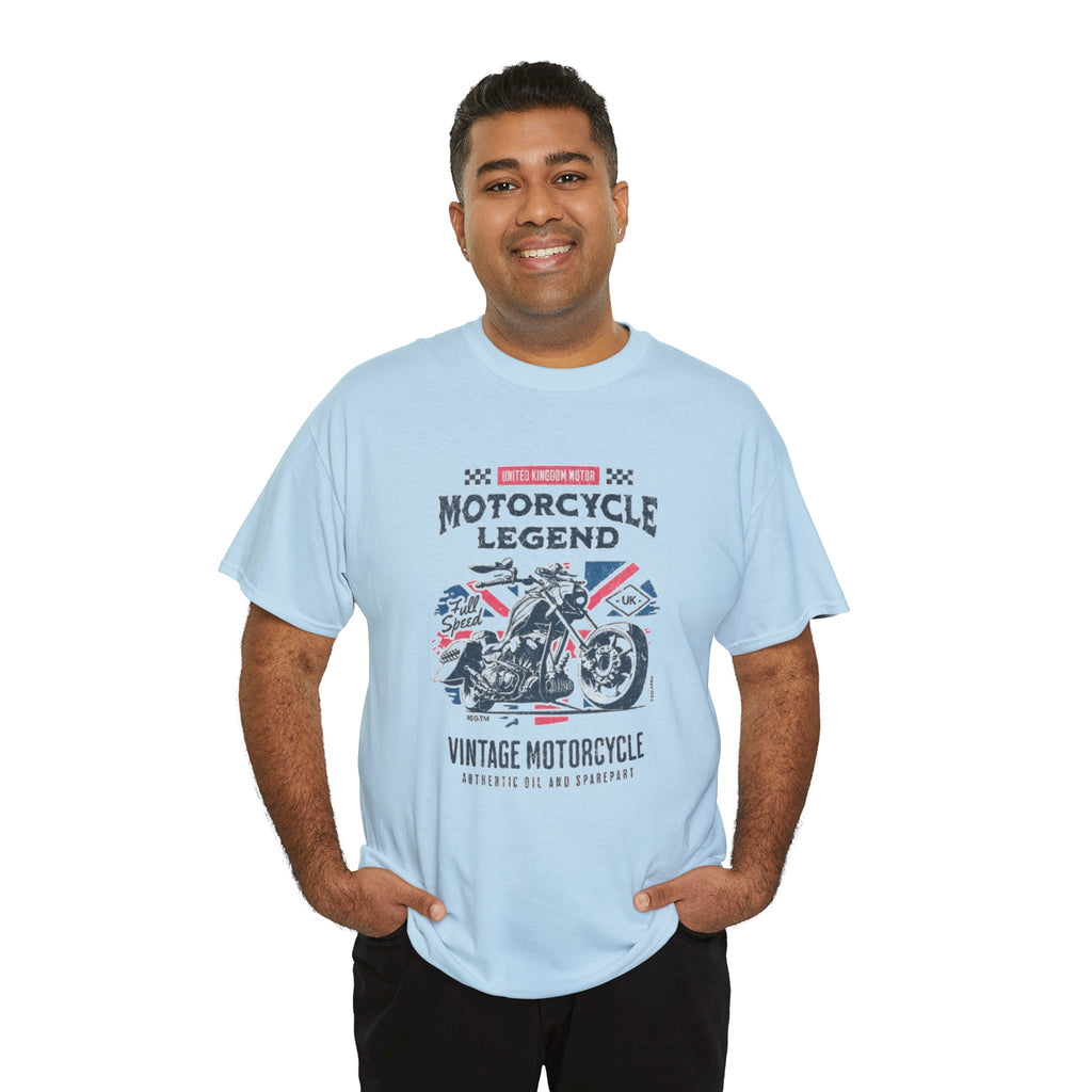 Motorcycle Legend Tee - Vintage Motorcycle Graphic T-Shirt