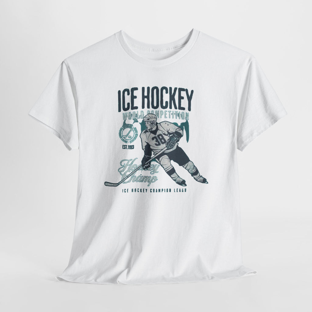Ice Hockey Player Vintage Graphic Tee