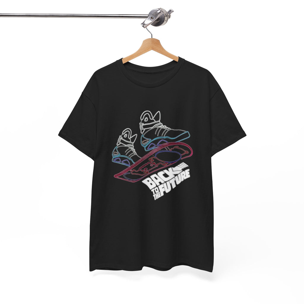 Back to the Future Hoverboard T-Shirt — Retro 80s Skate Sneaker Graphic Tee