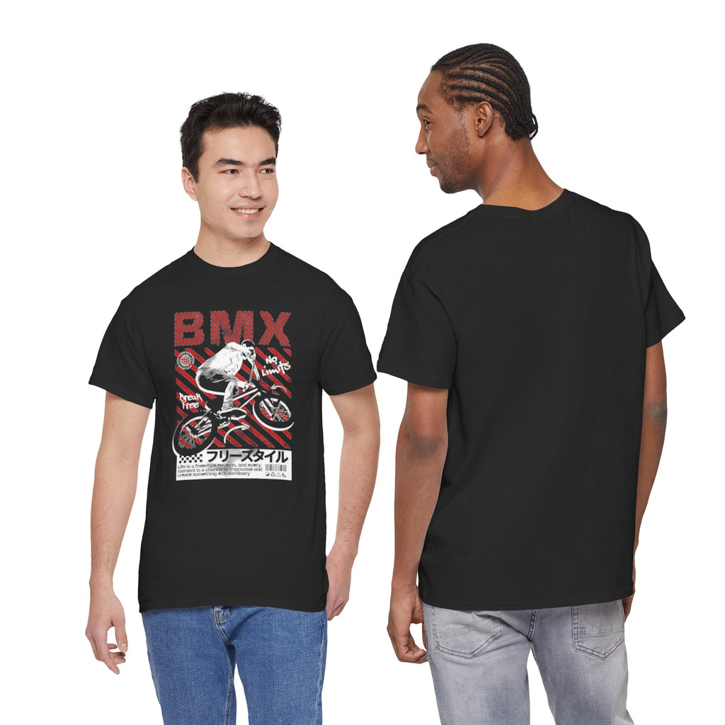 BMX Freestyle Tee - Retro Japanese BMX Graphic Shirt
