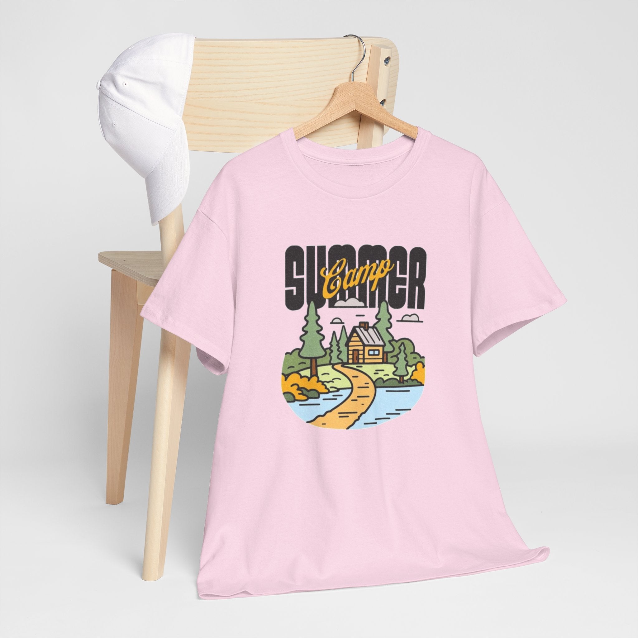 Summer Camp Tee — Retro Lakeside Cottage Graphic T-Shirt