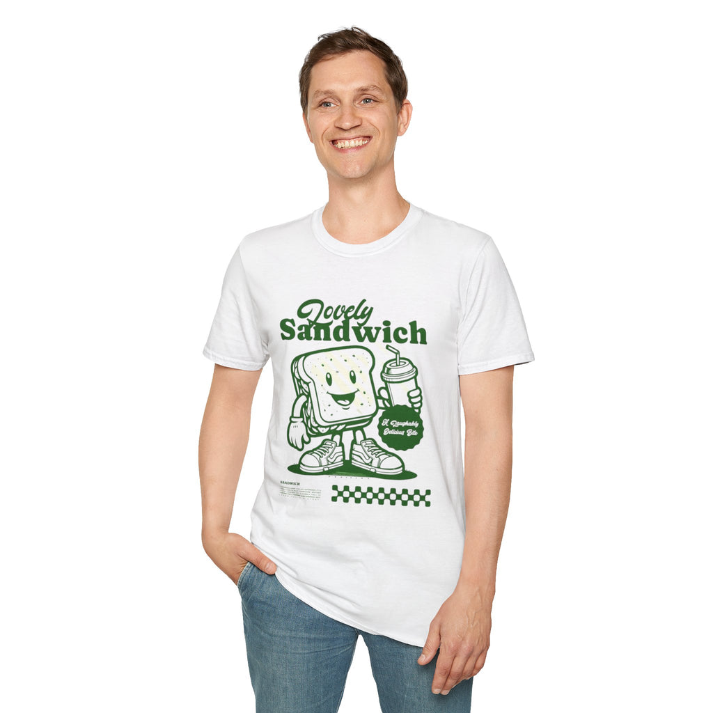 Lovely Sandwich Retro Graphic T-Shirt