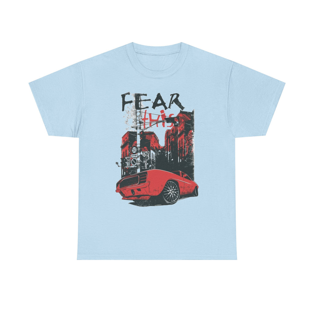 Retro Red Muscle Car City Street Racing T‑Shirt