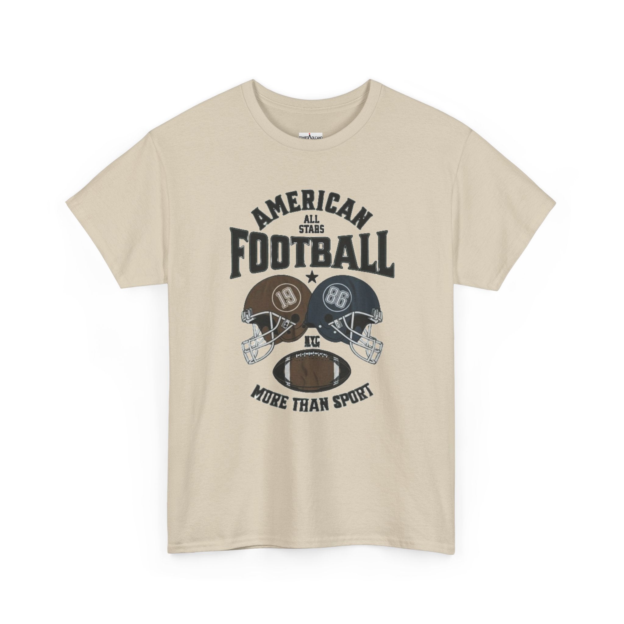American Football Tee - "More Than Sport" Helmet Graphic T-Shirt