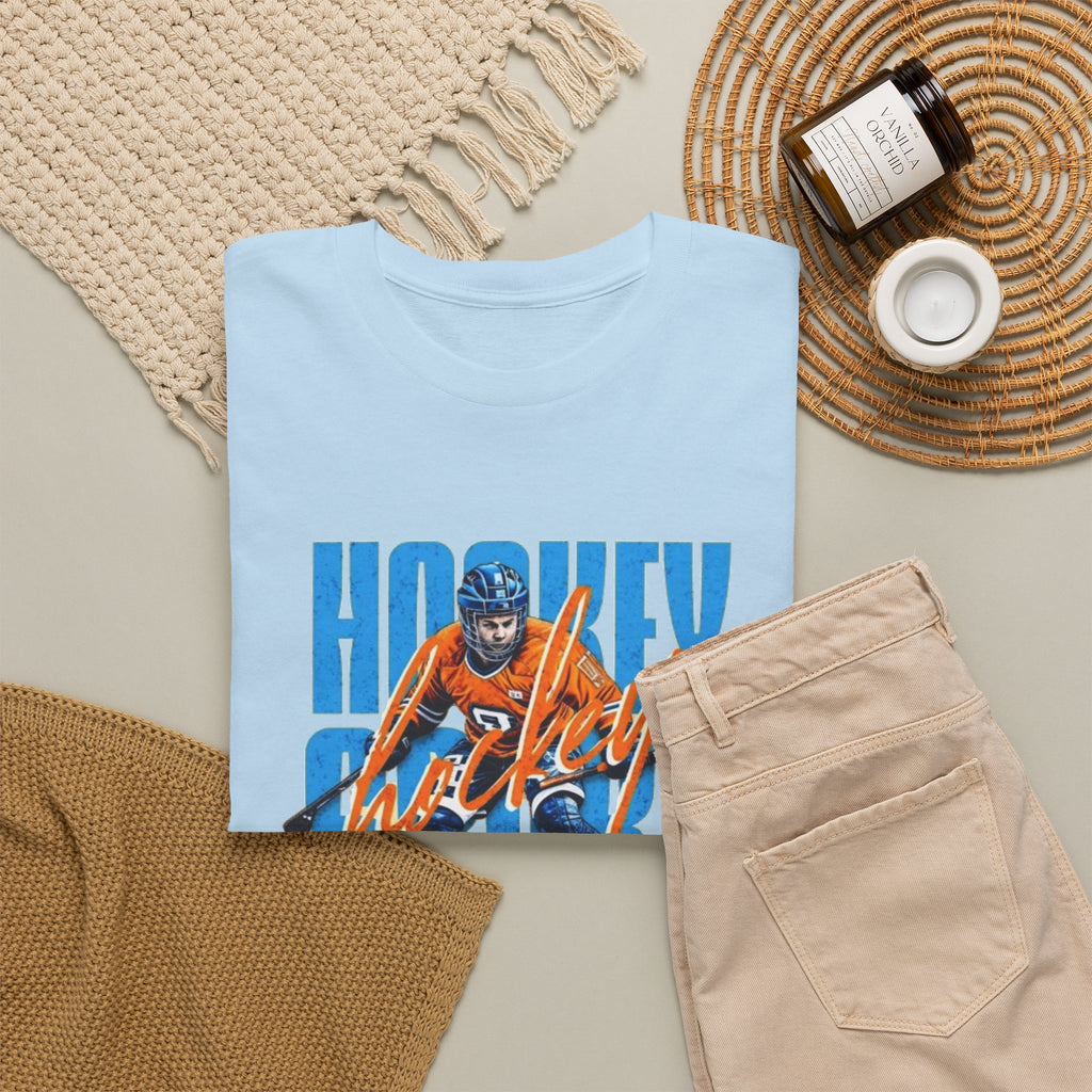 Hockey Spirit Tee — 'Play Fair, Win Big' Retro Hockey Player T-Shirt