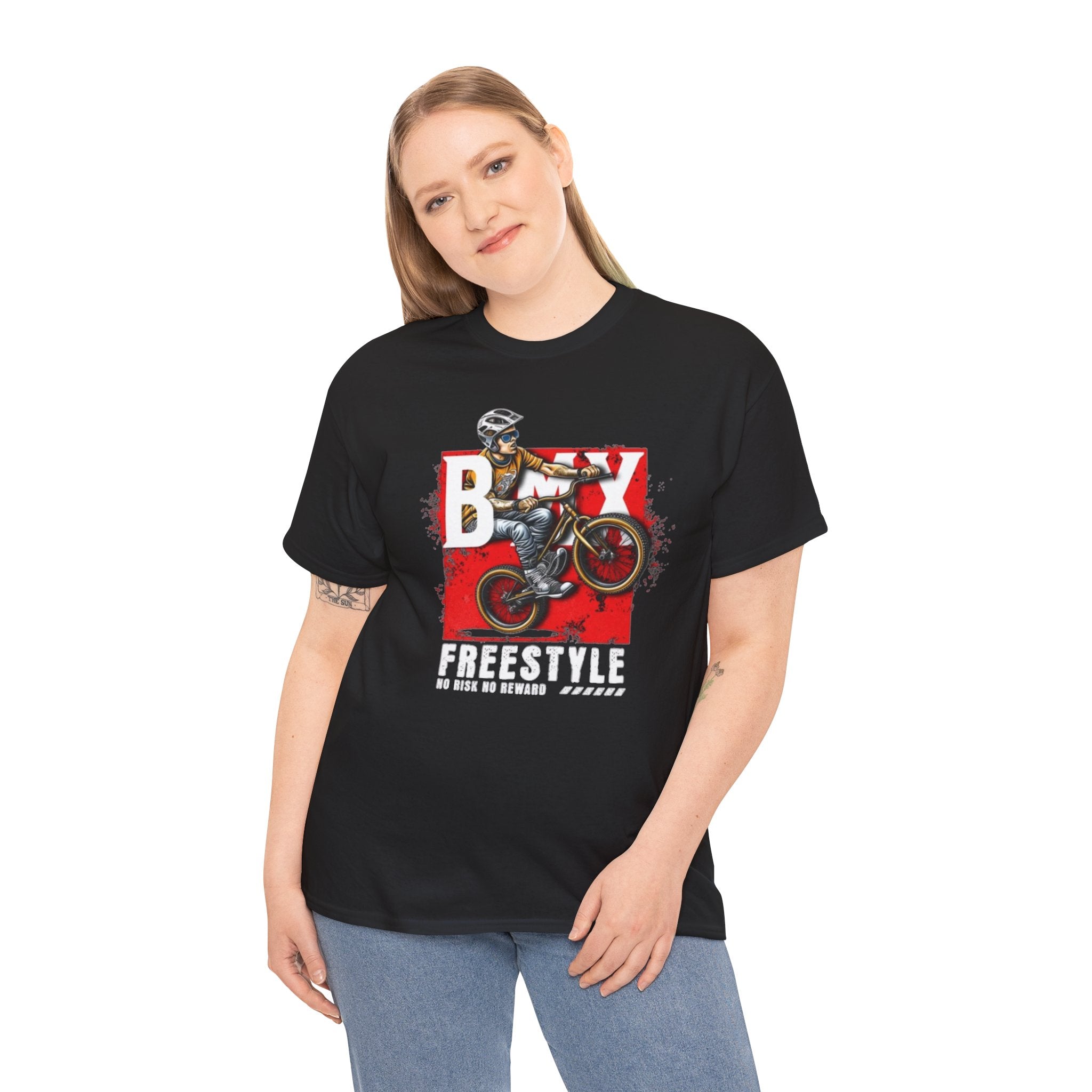 BMX Freestyle T-Shirt — Motocross Rider Graphic Tee