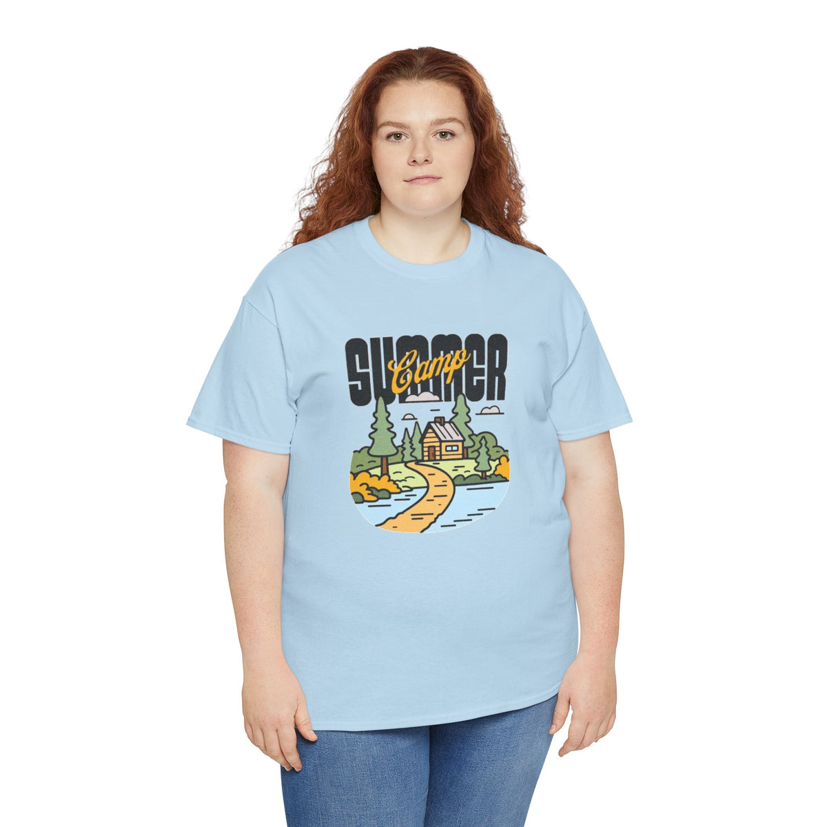 Summer Camp Tee — Retro Lakeside Cottage Graphic T-Shirt