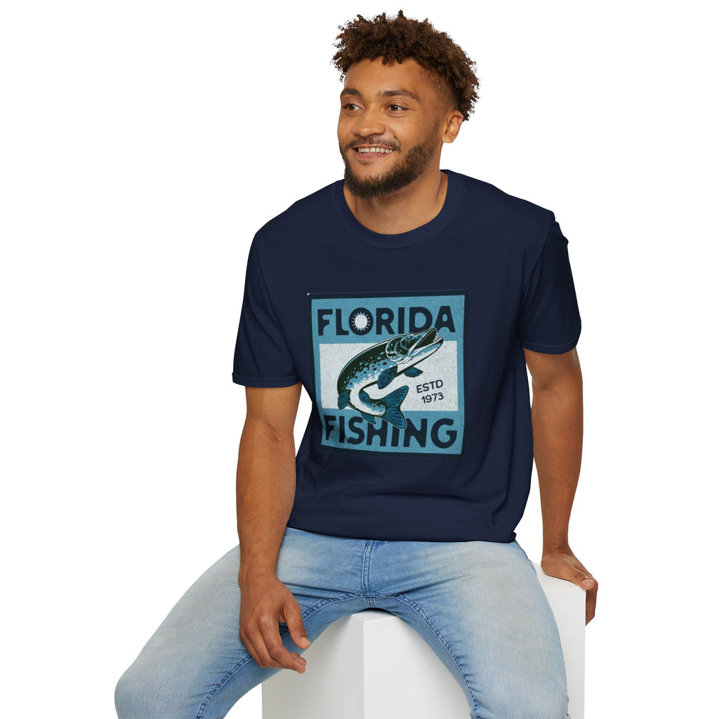 Florida Fishing T-Shirt — Vintage Tarpon Graphic Tee