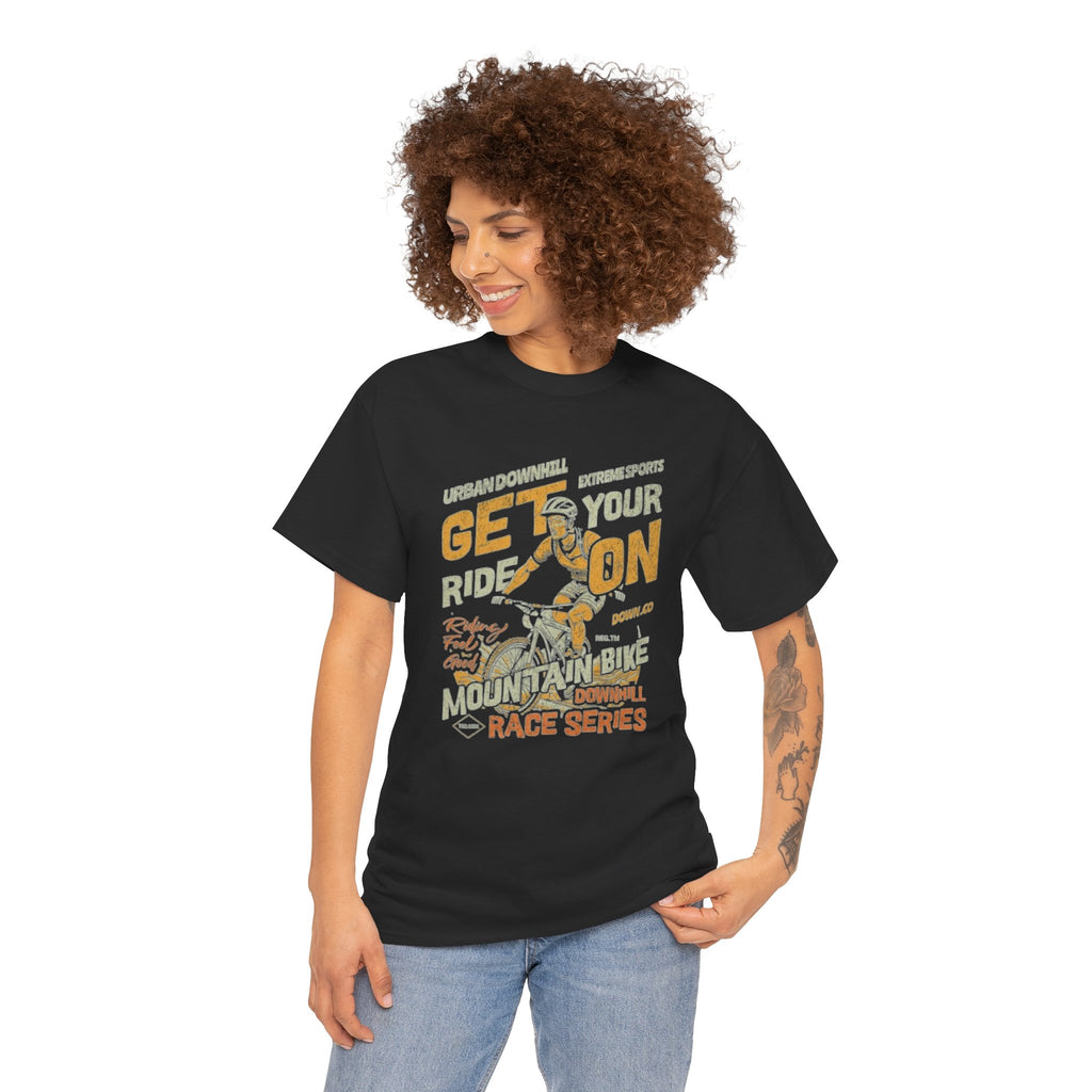 Get Your Ride On Mountain Bike Tee — Vintage MTB Race Series T‑Shirt