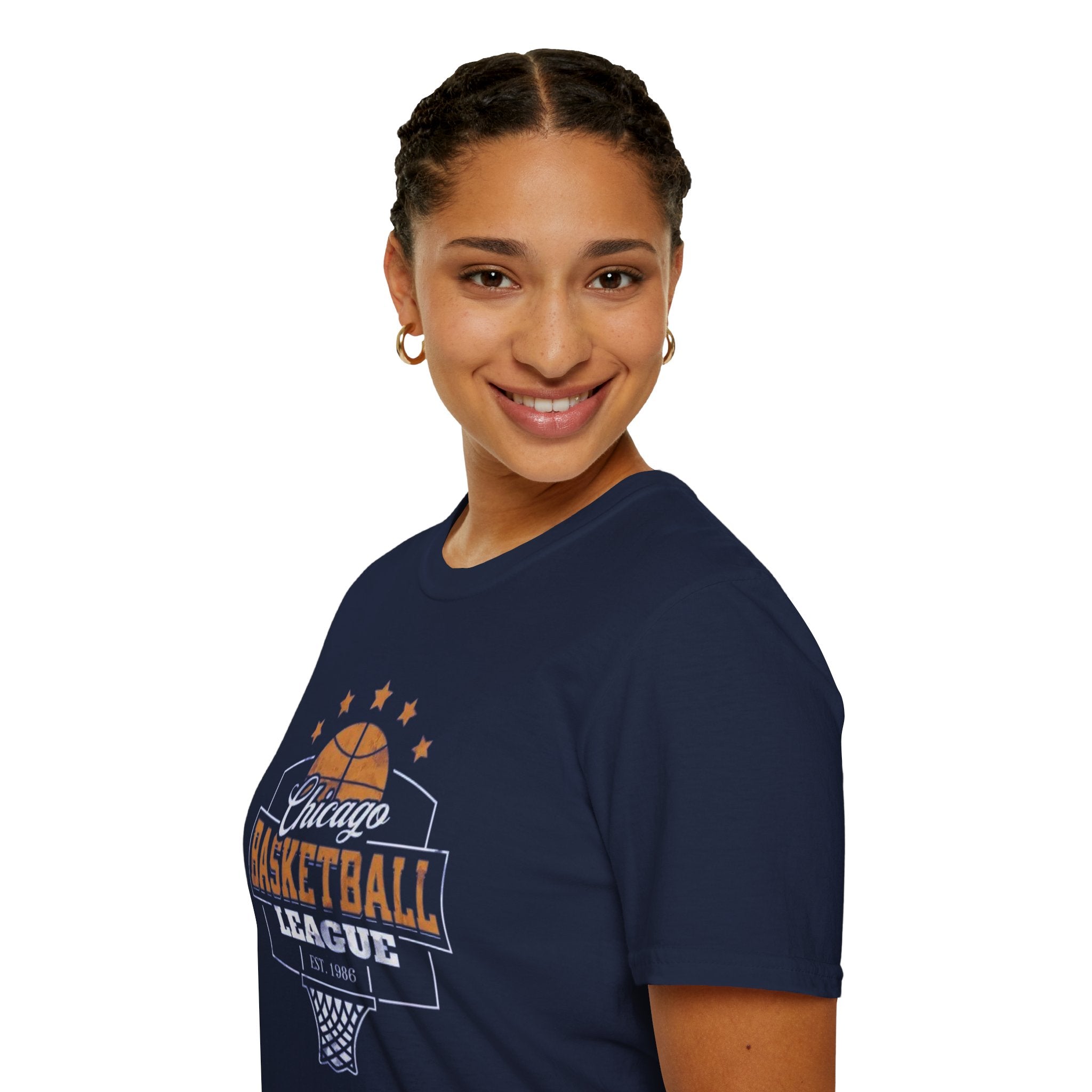 Chicago Basketball League T-Shirt — Vintage Hoop Fan Tee