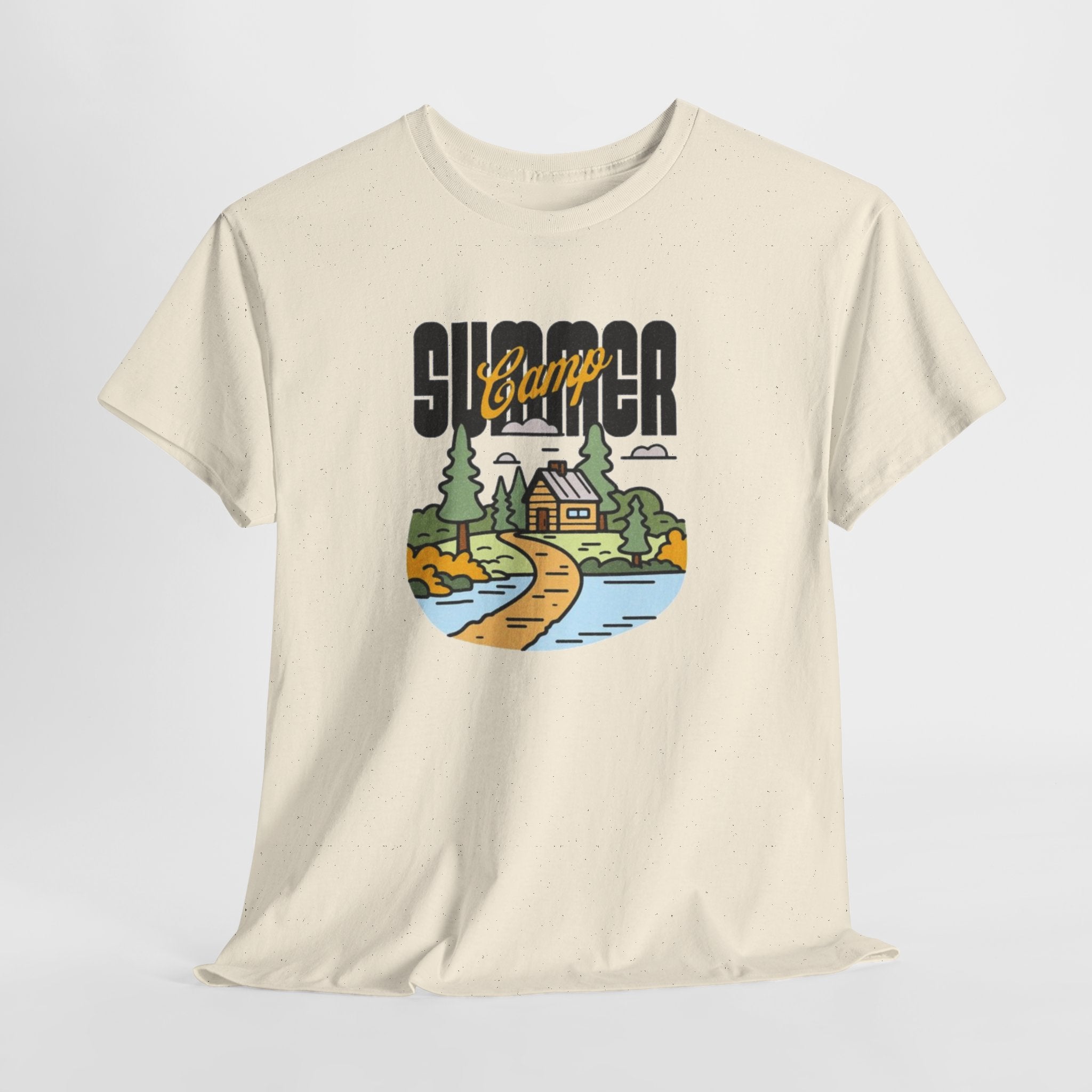 Summer Camp Tee — Retro Lakeside Cottage Graphic T-Shirt