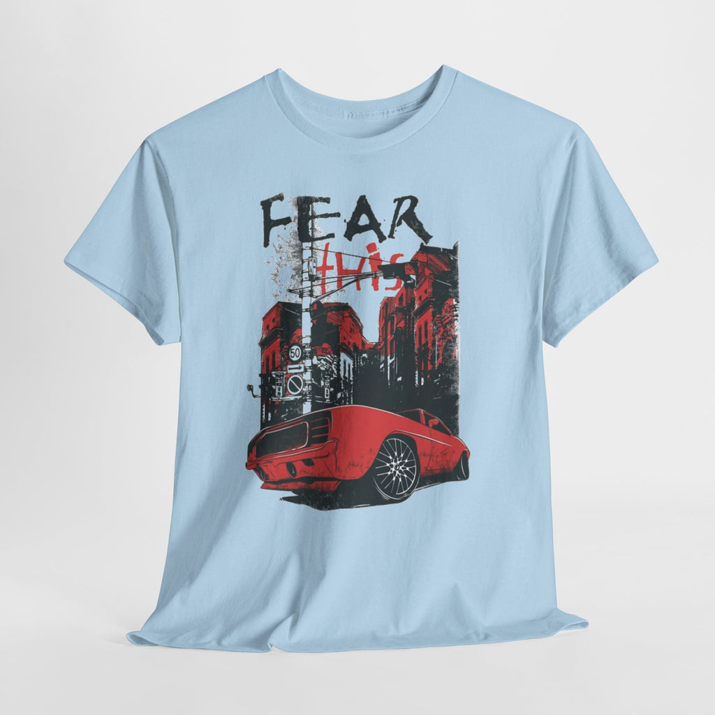 Retro Red Muscle Car City Street Racing T‑Shirt
