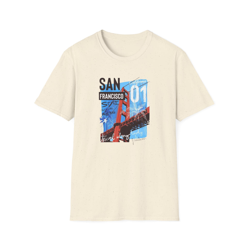 San Francisco Graphic T-Shirt — Golden Gate 01 Vintage City Tee