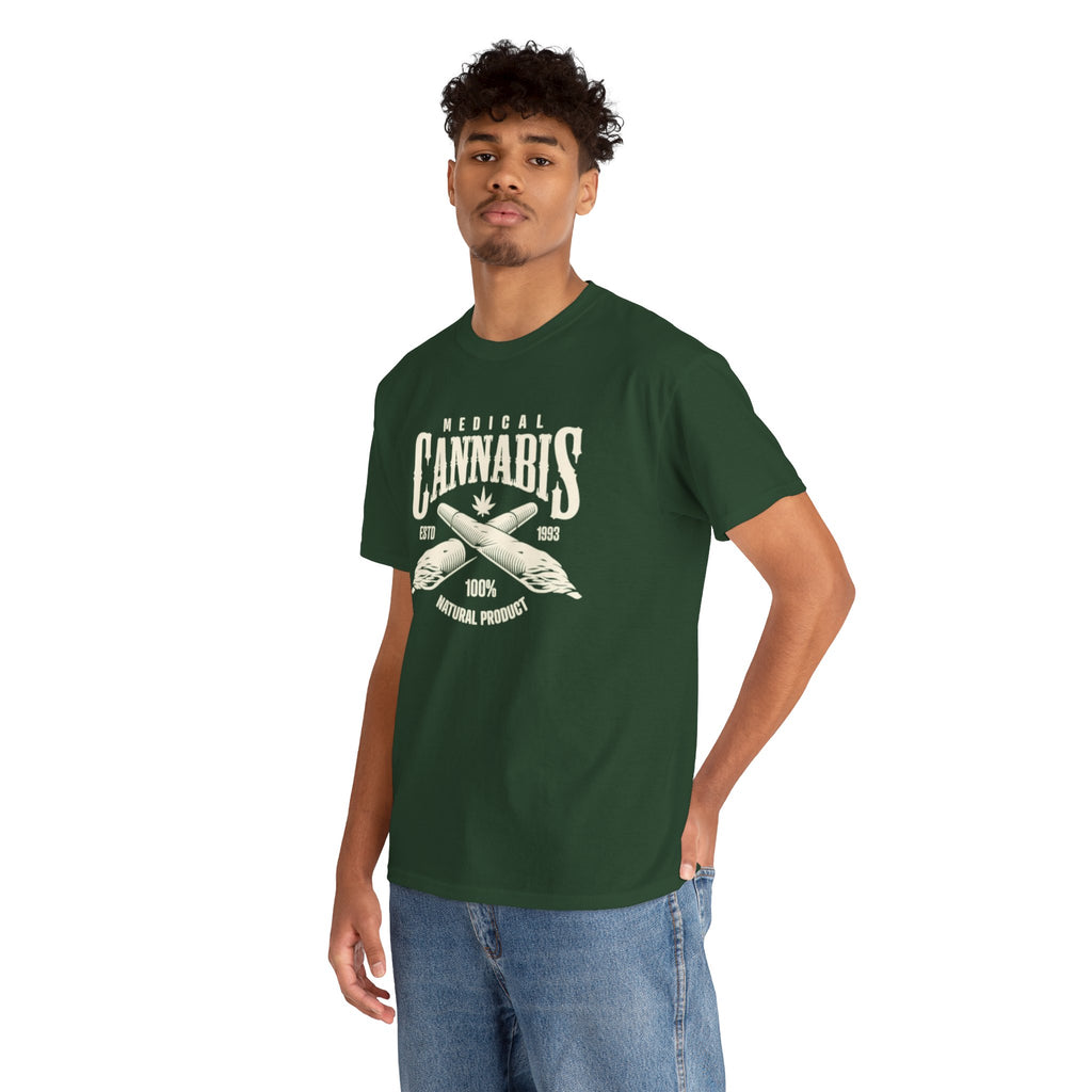 Medical Cannabis T-Shirt — 100% Natural Product Vintage Herb Tee