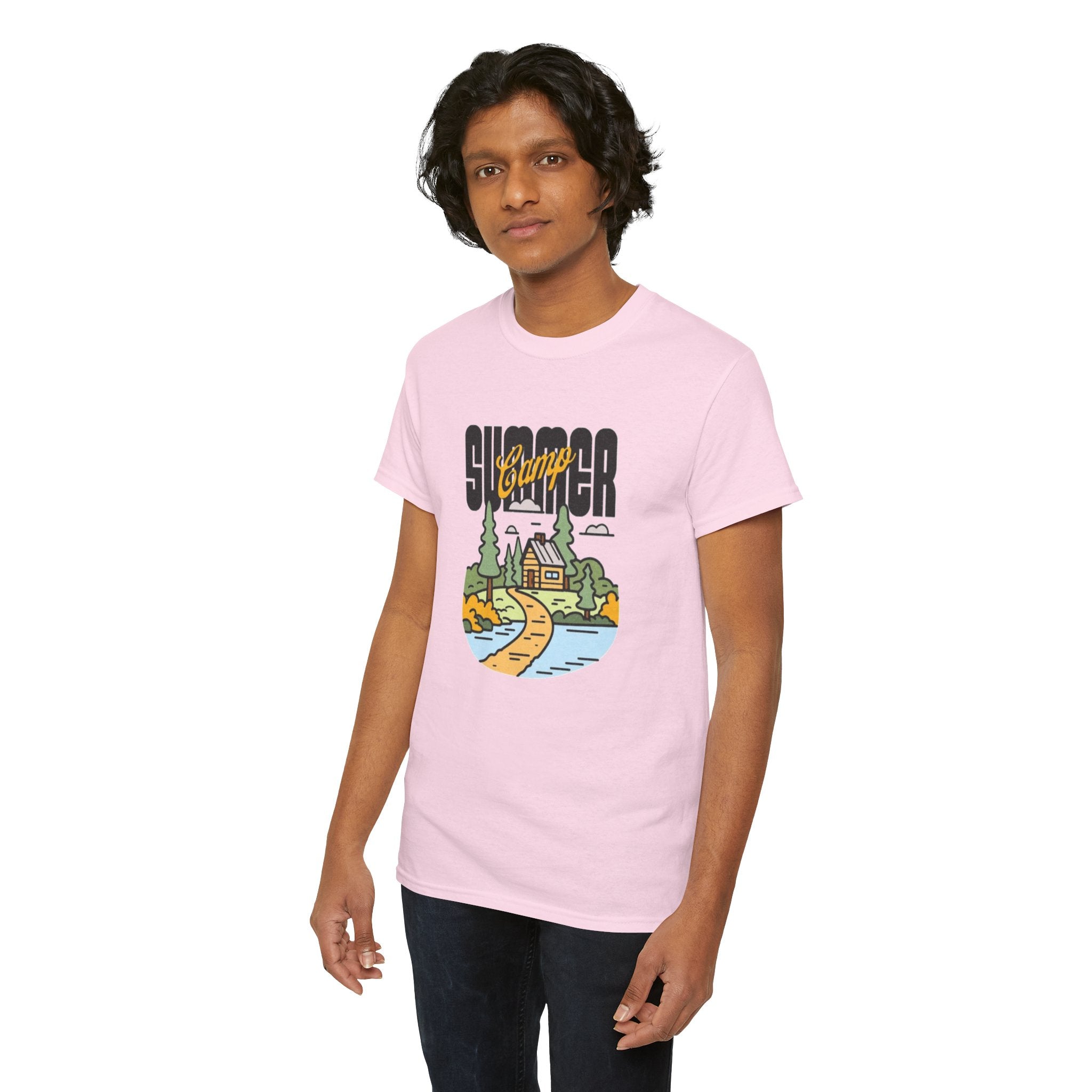 Summer Camp Tee — Retro Lakeside Cottage Graphic T-Shirt