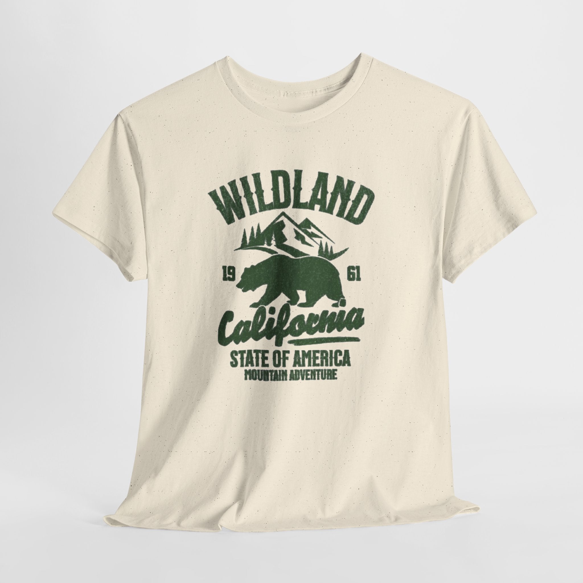 Wildland California Bear Outdoor Adventure Unisex Tee