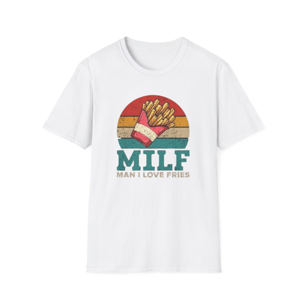 MILF T-Shirt — Retro "Man I Love Fries" Graphic Tee