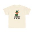 Crocodile Weightlifting Tee — "Be Strongest in the Lake" Funny Workout T-Shirt