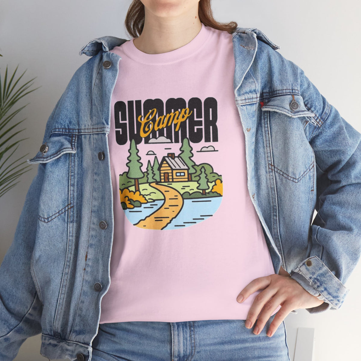 Summer Camp Tee — Retro Lakeside Cottage Graphic T-Shirt