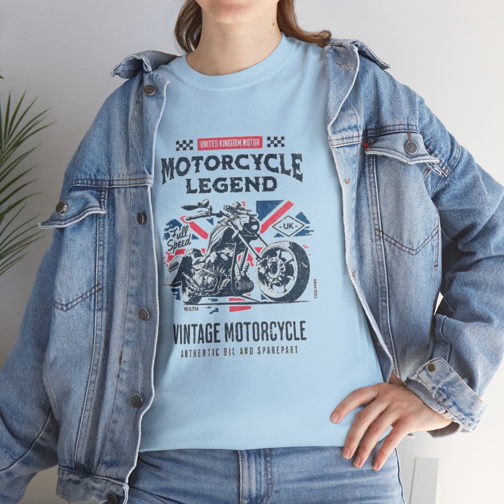 Motorcycle Legend Tee - Vintage Motorcycle Graphic T-Shirt