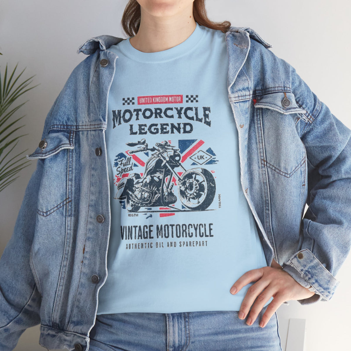 Motorcycle Legend Tee - Vintage Motorcycle Graphic T-Shirt